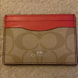 Coach card holder